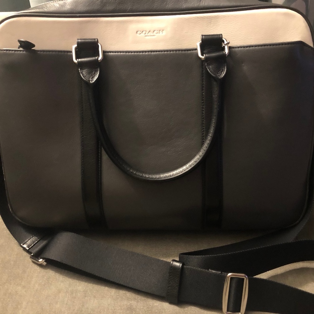 COACH Perry Slim Brief Laptop Bag